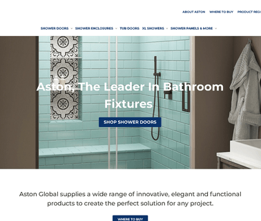 Aston - Completely Frameless Shower Doors Tub Doors baths tub