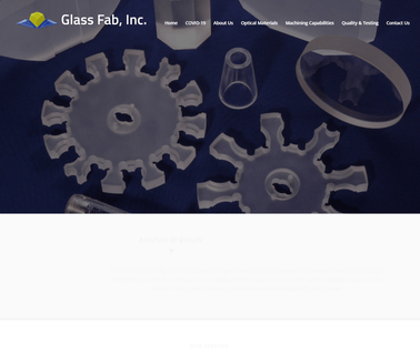 Glass Fab fused quartz glass