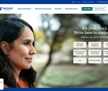 National University - School Of Health and Human Services earn programs