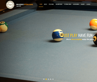 Billiardiers International Estd 1930 billiard