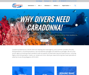 Caradonna Dive Adventures dive islands