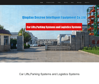 Qingdao Desiree Automobile Inspection hydraulic car elevator
