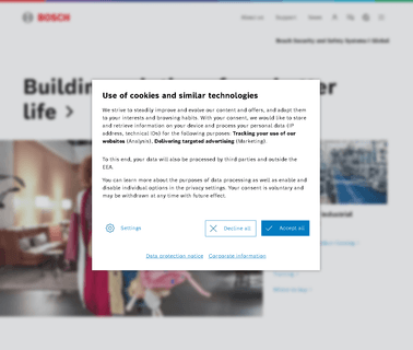 Bosch Security Systems: C ccs