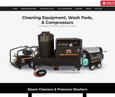 A & E Pressure Washers steam cleaners pressure washers