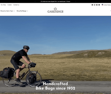 Carradice Of Nelson bicycle panniers