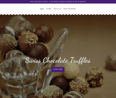 Neuchatel Chocolates: Profile truffles organic