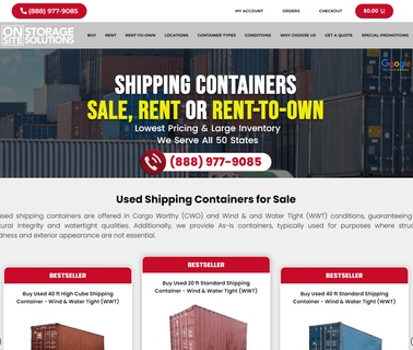 Onsite Storage Containers Usa cargo container storage