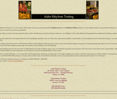 Aalto Ethylene Testing-Ethylene Gas Level Testing Services gas produce