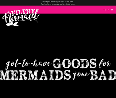 The Filthy Mermaid mermaid bridesmaid