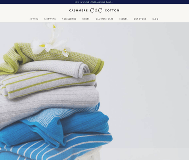 Cashmere + Cotton ladies knitwear
