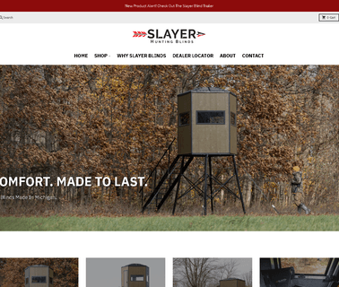 Slayer Outdoor Products aluminum frames light