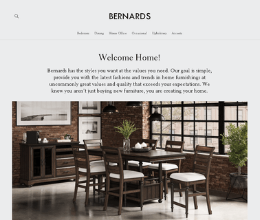 Bernards Furniture Group dining room group