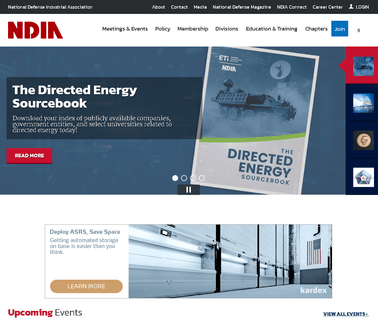 National Defense Industrial Association military training technology