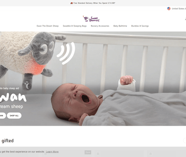 Ewan The Dream Sheep goose comforter