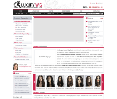 Qingdao Luxury Wig full lace wig jewish