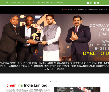 Chemline India Ltd. adhesives cold