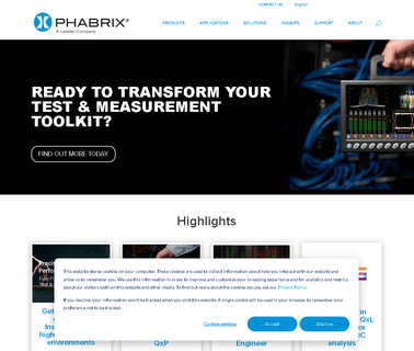 Home - Phabrix fast measurement