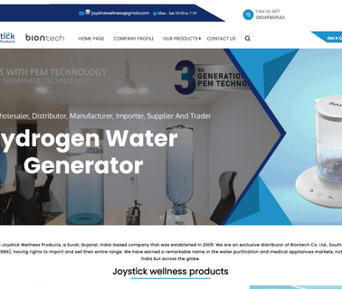 Joystick Health Care Products top water purifiers