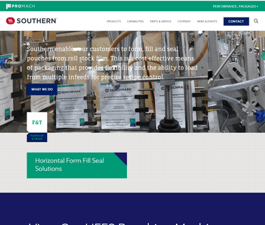 Southern Packaging Machinery fill and seal machinery
