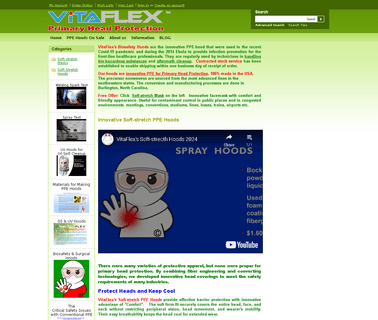 Vitaflex Soft-Stretch Protective Hoods ffp3 respirator