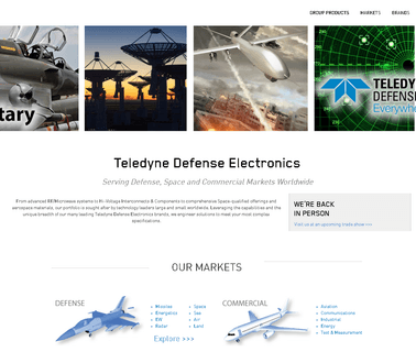 Teledyne Defense Electronics band networking