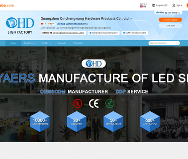 Shenzhen Dhd Plastic & Hardware channel letters