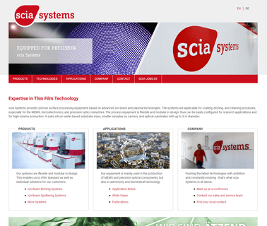 Scia Systems Gmbh vacuum sources
