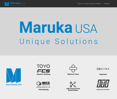 Maruka U.S.A, / Toyo / Fcs metal cutting cnc machine tools milling