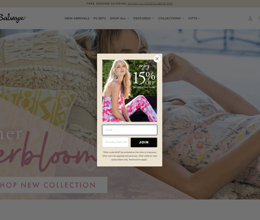 P J Salvage ladys pajamas