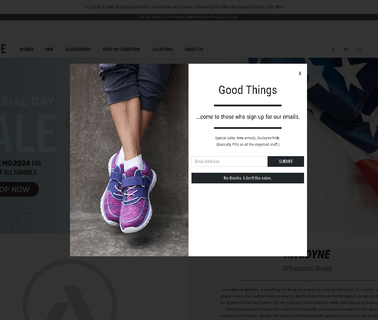 Anodyne orthotic plantar