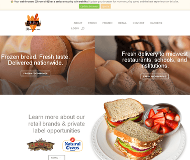 Alpha Baking Company specialties bread