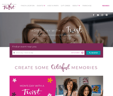 Painting With a Twist engagement programs
