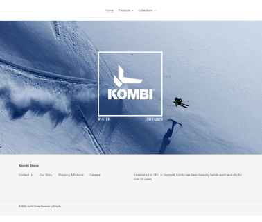 Kombi Ltd. keeping dry