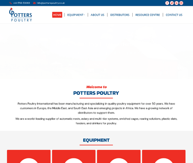 Potters Poultry International Ltd. breeding