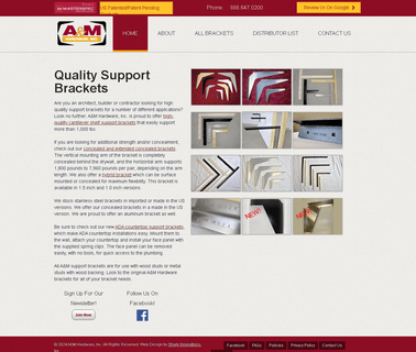 High Quality Support Brackets for Countertops standard brackets