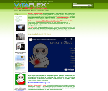 Vitaflex Soft-Stretch Protective Hoods upf protection