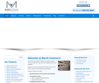 Marsh Stainless Steel Fasteners marsh mallow