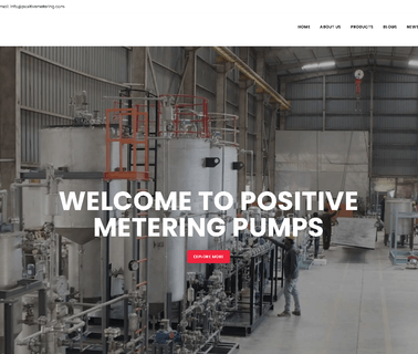 Positive Metering Pumps I industrial skids