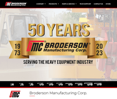 Broderson Manufacturing Corporation forklift rough