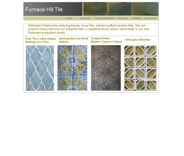 Furnace Hill Tile ceramic handpainted
