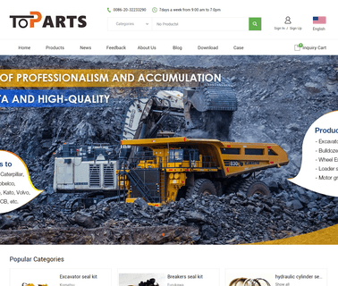 Guangzhou Toparts Mechanical Equipment cat hydraulic spare parts