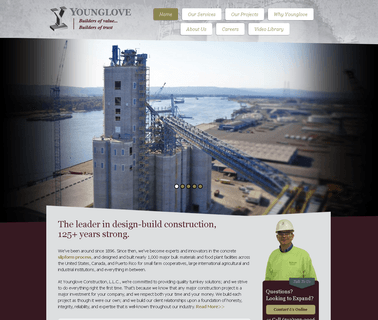Younglove Construction, L.L.C. grain storage buildings