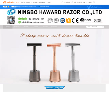 Ningbo Hawardrazor Export straight handle