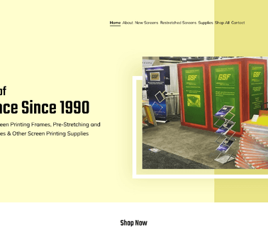 Graphic Screen Fashion Ltd screen printing aluminum frames