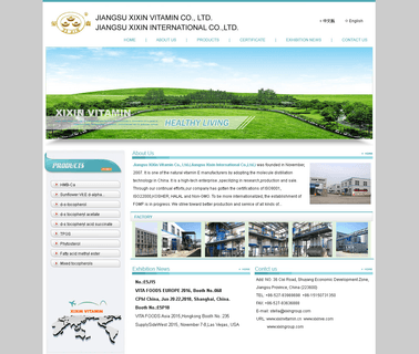 Jiangsu Xixin Vitamin phytosterol tocopheryl