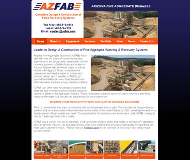 Azfab dewatering screen