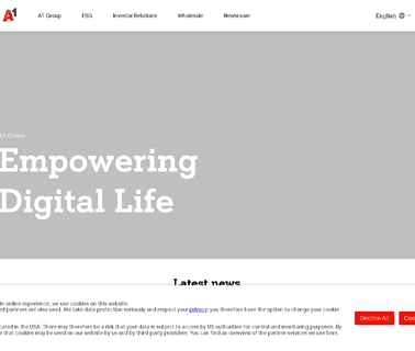 A1 Telekom Austria Group links microwave
