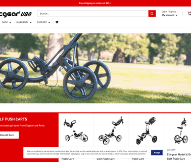 Clicgear Usa carts wheel
