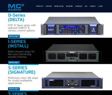 Mc² Audio lab devices and equipment