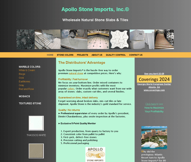 Apollo Stone Imports slabs cutting